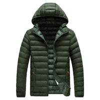 Wasserdichte Winter-Pufferjacke für Männer - Gerik in Grün
