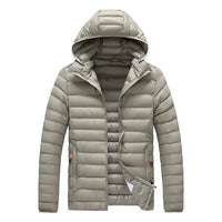 Wasserdichte Winter-Pufferjacke für Männer - Gerik in Khaki