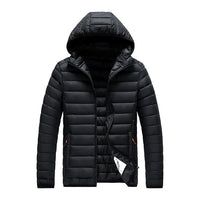 Wasserdichte Winter-Pufferjacke für Männer - Gerik in Schwarz