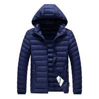 Wasserdichte Winter-Pufferjacke für Männer - Gerik in Dunkelblau