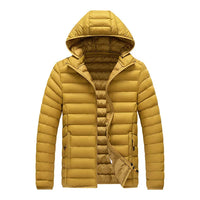 Wasserdichte Winter-Pufferjacke für Männer - Gerik in Gelb