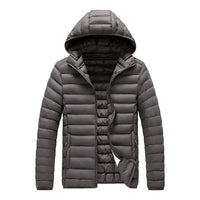 Wasserdichte Winter-Pufferjacke für Männer - Gerik in Grau