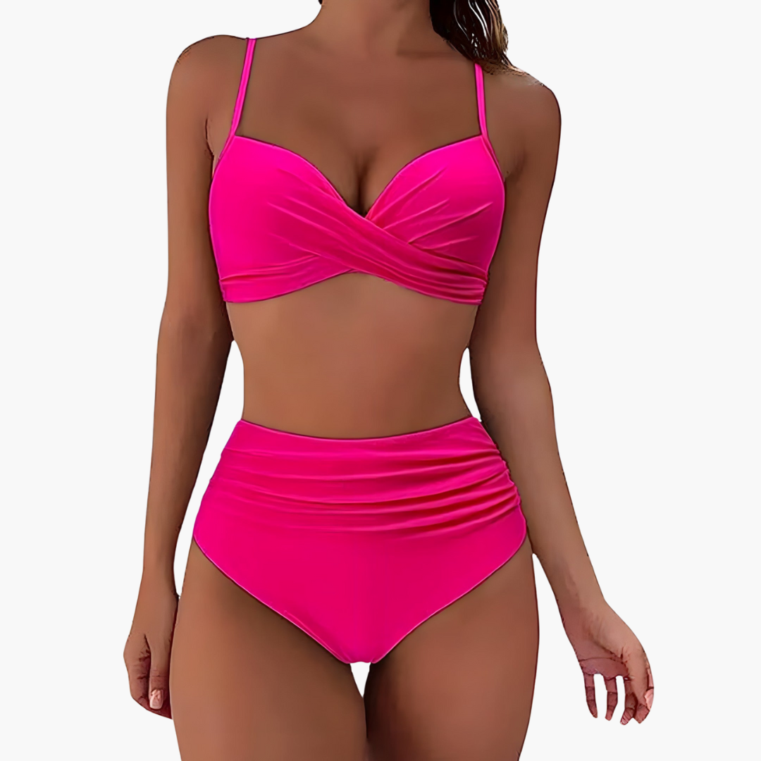 Bikini-Set für Damen - mit High Waist und verstellbaren Trägern