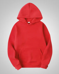 Aiden | Herren Lässiger Oversized Pullover mit Kapuze in Rot
