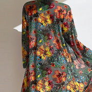 Lauryn® | 3-teiliger Bikini mit Blumen und Bademantel