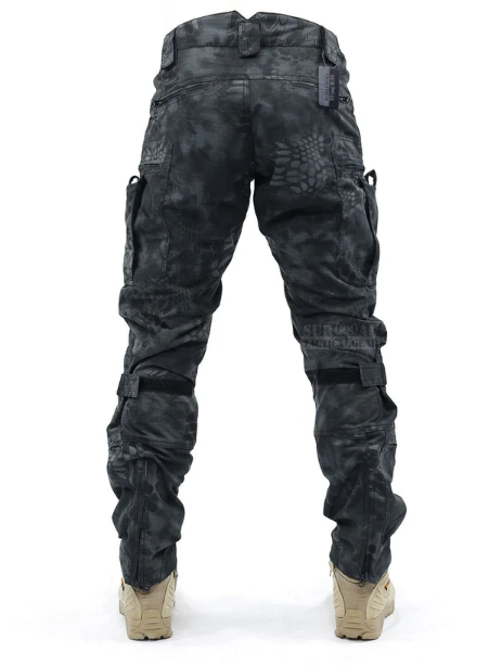 Funktionale Herren Cargo-Hose mit Knieschutz – Bram