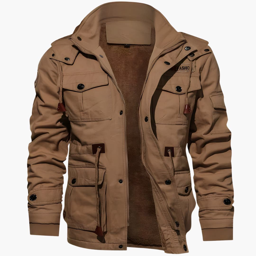Multi-Pocket Militärjacke für Herren