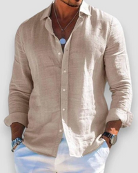 LUCAS | CASUAL HEMD HERREN in Khaki