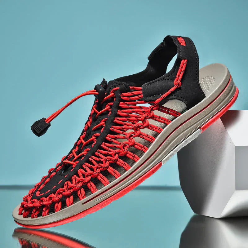 Stylische Herren Mesh Sandalen - Renzo