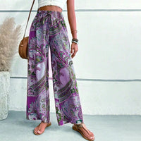 Philippa – Damen Strandhose mit weitem Bein in Lila