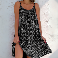 Louise™ | Bequemes Sommerkleid im entspannten Stil in Schwarz