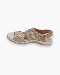 Damen Weiche Verstellbare Sandalen | Sicher in Beige
