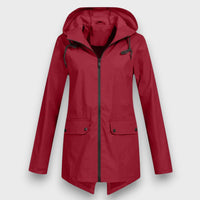 Wenara – Regenjacke mit Kapuze in Rot