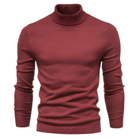 Carson - Stilvoller Rollkragenpullover in Rot