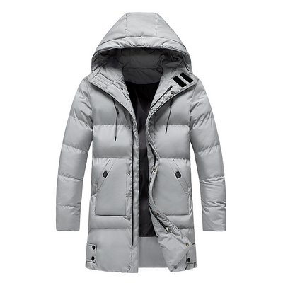 Herren Winterjacke | Gepolsterter Mantel Mit Kapuze
