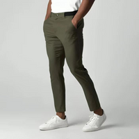Alfredo™ | Premium Stretch Chino in Grün