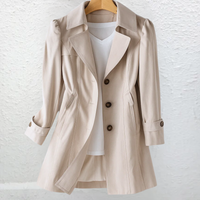 Abegail | Vintage-Trenchcoat in Beige