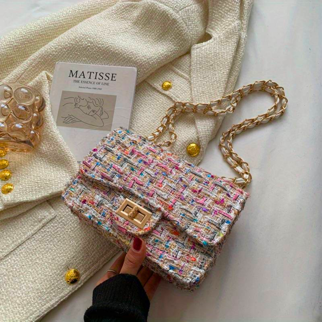 Schicke Umhängetasche für Damen mit Kettenriemen