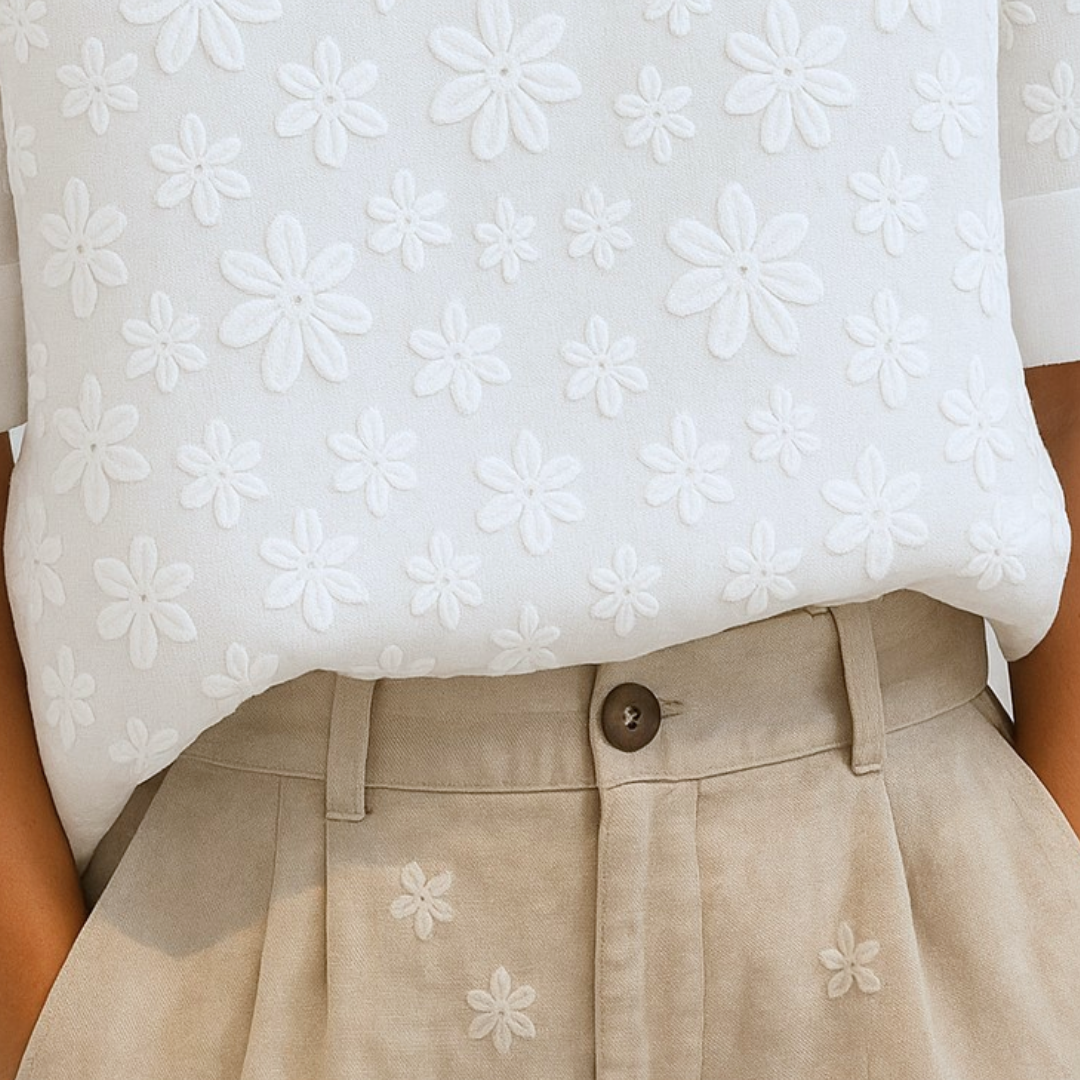 Irene™ | Elegante Bluse mit Blumenmuster