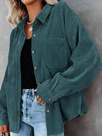 Valentina - Elegante Cord-Jacke in Grün