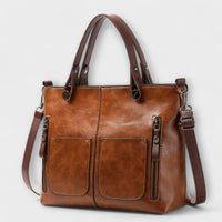 Daphne | Elegante Lederhandtasche in Braun