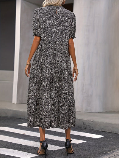 Adelina - Kleid mit gestuften Puffärmeln