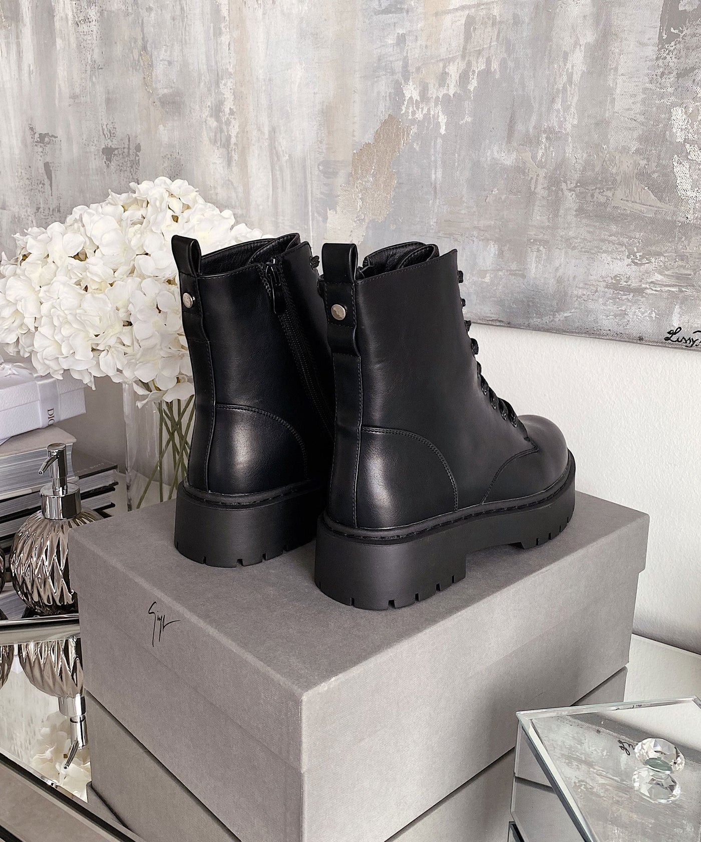 Stiefel Serena in Schwarz mit Komfortfußbett