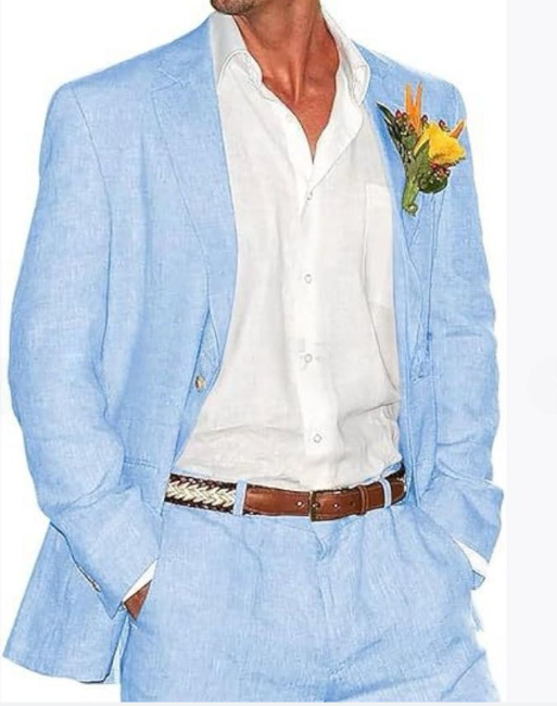 Herren Leichter Hochzeitsgast Anzug | 2-Teilig