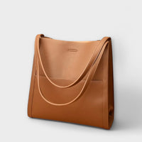 Brava - Handgefertigte Ledertasche in Khaki