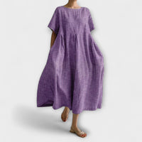 Bianca - Langärmliges Freizeitkleid in Lila