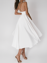 Glamouröses Ärmelloses Pailletten-Kleid für Damen mit Federn in Weiß