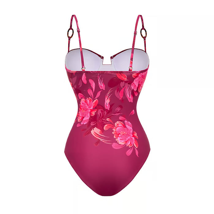 Carla | Zweiteiliger Badeanzug mit Blumendruck