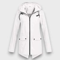 Wenara – Regenjacke mit Kapuze in Weiß