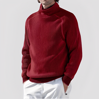 Chadwick - Gemütlicher Rollkragenpullover in Rot