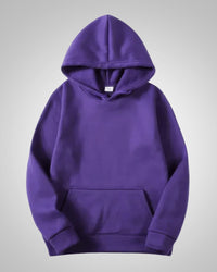 Aiden | Herren Lässiger Oversized Pullover mit Kapuze in Lilla