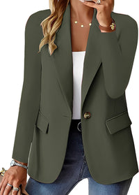 Eleganter Blazer für Damen für Business und Freizeit in Arme Grün