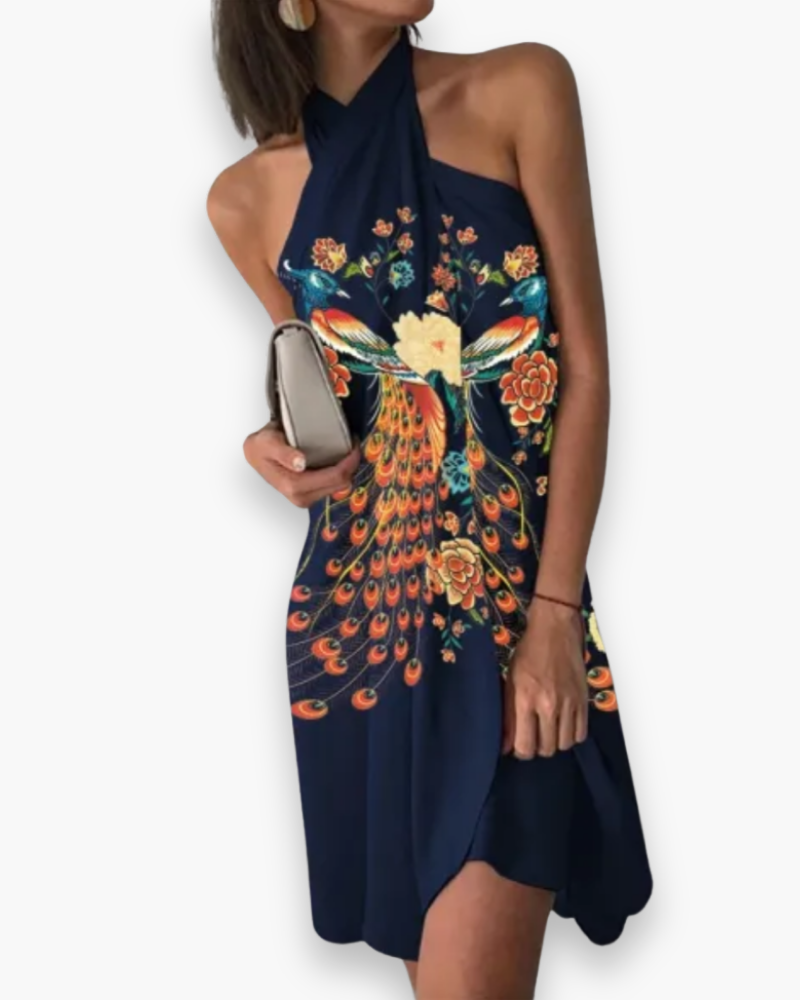 Damen Elegantes Minimalistisches Kleid | Midi