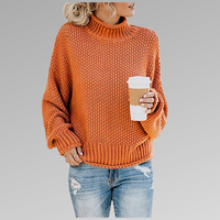 Braelyn | Pullover mit hohem Kragen in Orange