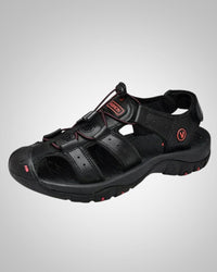 Paul | Herren Orthopädische Lauf Sandalen in Schwarz