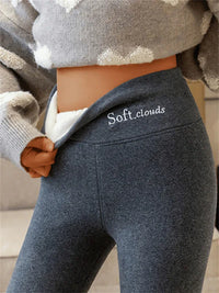Damen Hohe Taille Leggings | Leicht in Dunkelgrau