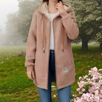 Petra - Damen-Fleecejacke in Braun