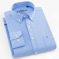 Albert | Klassisches gestreiftes Hemd in Blau