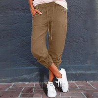 Andrea - Stylische Cargo-Hose für Frauen in Braun