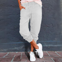 Andrea - Stylische Cargo-Hose für Frauen in Weiß