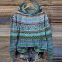 Madlen® | Gemütlicher Ethno-Pullover in Blau