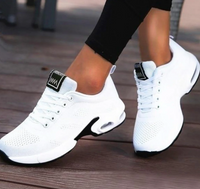ALEXIS - Orthopädische Leichte, atmungsaktive Sport-Sneaker für Damen | Sportlicher Casual-Running-Schuh mit Air-Cushion-Sohle in Weiß