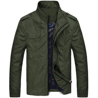 Sommerjacke für Männer - Alfons in Armeegrün