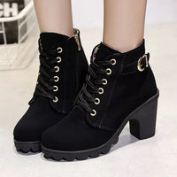 Schlanke & stilvolle Winterstiefel - Alin in Schwarz