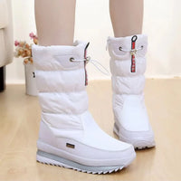 Stylische & funktionelle Schneestiefel - Alissa in Weiß