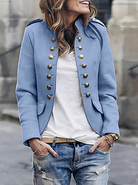 Stilvolle Damen Blazer Jacke - Anki in Himmelblau